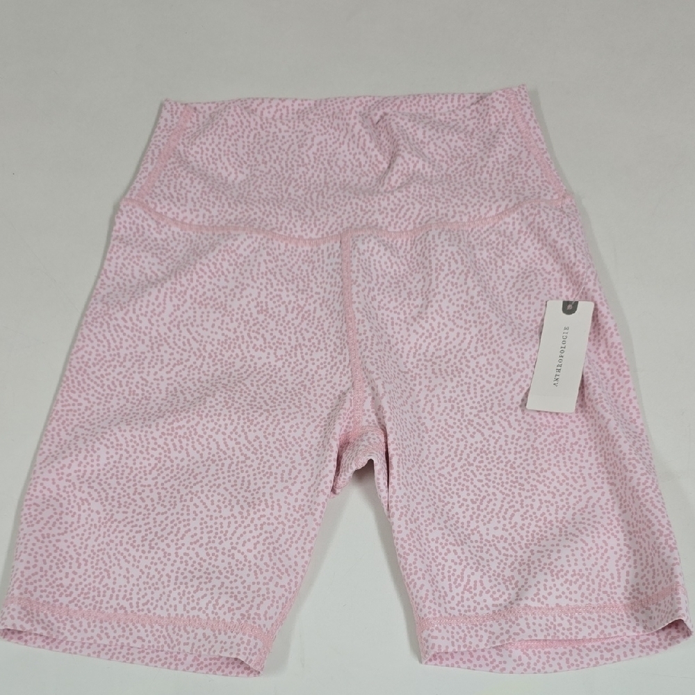 ALLFENIX ANTHROPOLOGIE Pink Patterned Bike Shorts